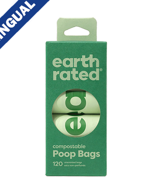 Earth Rated Earth Rated Compostable bags 120 Bags (8 Rolls)Uncented