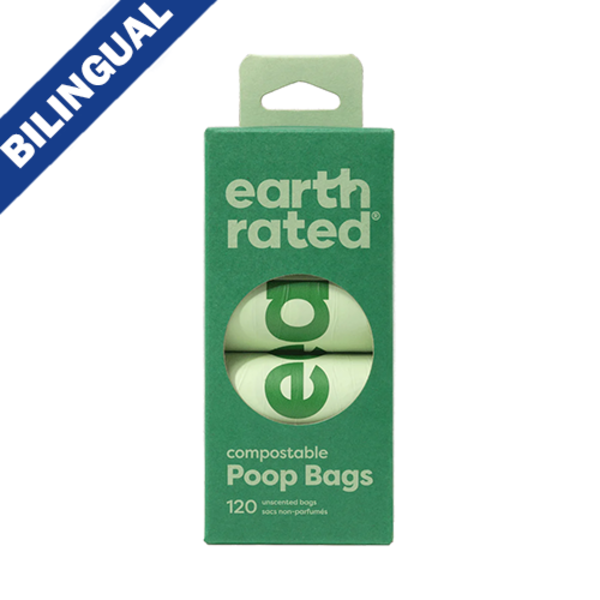 Earth Rated Earth Rated Compostable bags 120 Bags (8 Rolls)Uncented