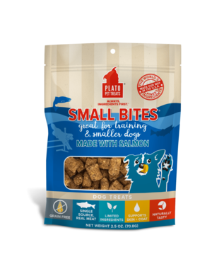 Plato Pet Treats Plato Small Bites Salmon 6oz