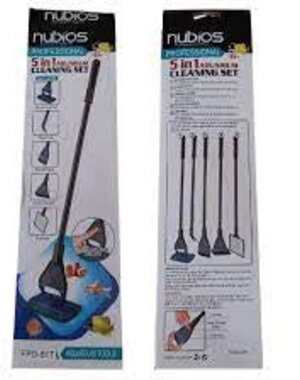 Nubios Nubios 5 in 1 Aquarium Cleaning Set