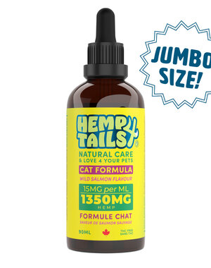 Hemp 4 Paws Hemp 4 Tails Cat Formula 1350MG Salmon Flavour 90ml