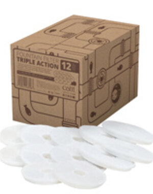 CatIt Catit Triple Action Fountain Filter - 12 pack