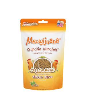 Meowijuana Meowijuana Crunchie Munchies Chicken Flavour Cat Treat 3oz