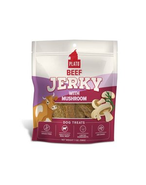 Plato Pet Treats Plato Pet Treats Beef Jerky with Mushroom 198g