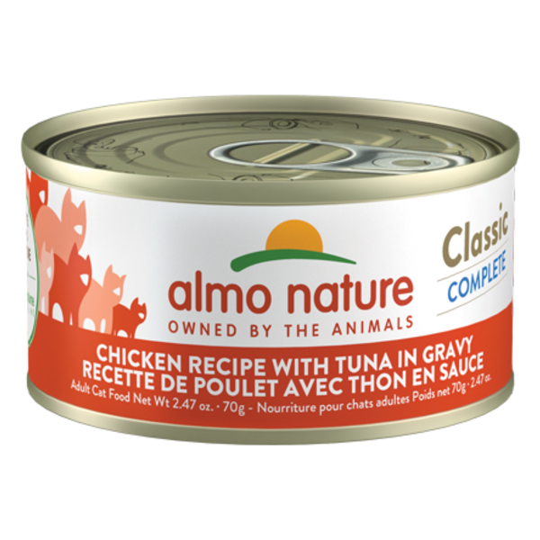 Almo Nature Almo Nature Classic Complete Chicken With Tuna in Gravy 70g