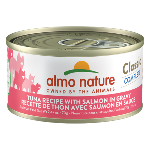 Almo Nature Almo Nature Classic Complete Tuna with Salmon in Gravy 70g