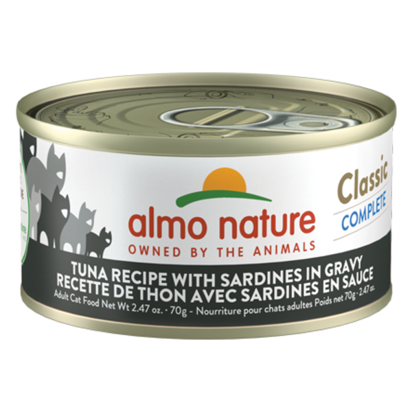 Almo Nature Almo Nature Classic Complete Tuna with Sardine in Gravy 70g