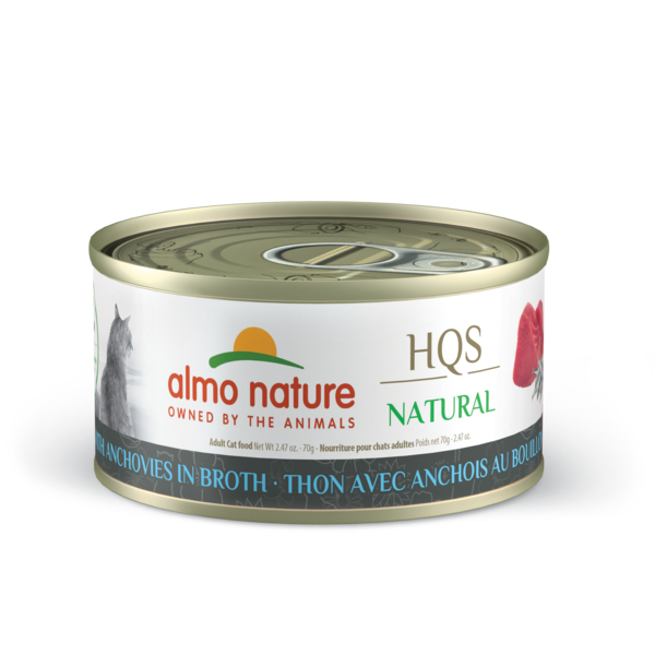 Almo Nature Almo Nature HQS Natural Tuna With Anchovies in Broth 70 g