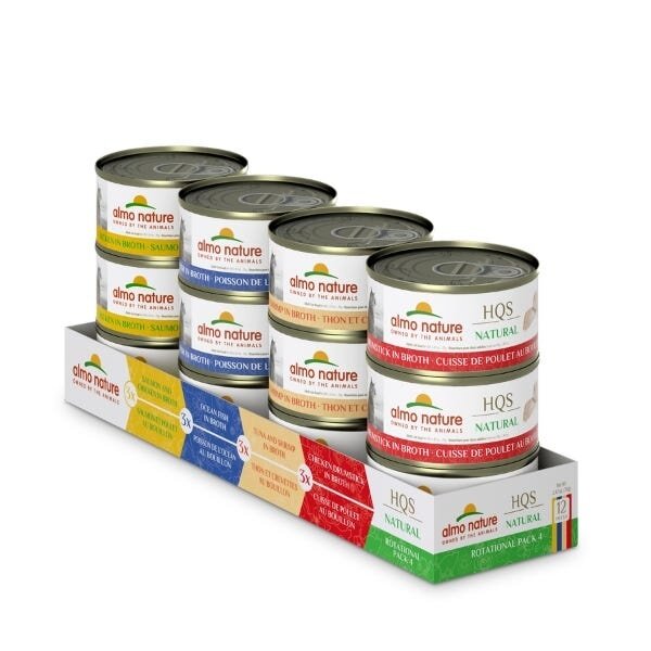 Almo Nature Almo Nature Rotational Variety Pack # 4 (12 Pack) 2.47 oz