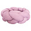 Goo-eez Goo-eez Suede Braided Round Bed Pink