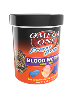 Omega One Omega One Freeze Dried Blood Worms