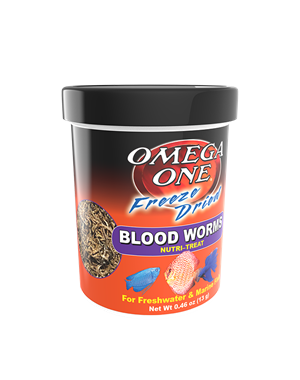 Omega One Omega One Freeze Dried Blood Worms