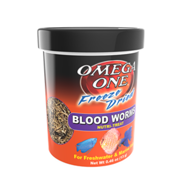 Omega One Omega One Freeze Dried Blood Worms