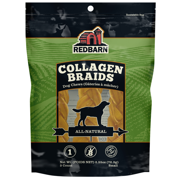 Red Barn Red Barn Collagen Braids Small 3 Count