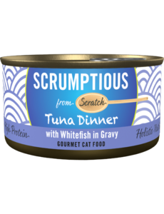 Scrumptious From Scratch Scrumptious Tuna Dinner With Ocean Fish For Cats 2.8oz