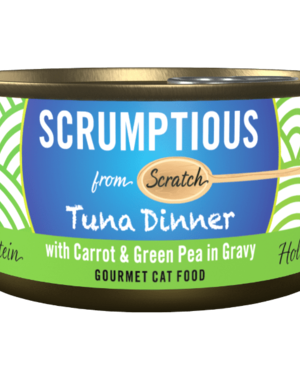 Scrumptious From Scratch Scrumptious Tuna Dinner With Carrot & Peas For Cats 2.8oz