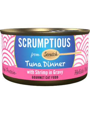 Scrumptious From Scratch Scrumptious Tuna Dinner With Shrimp For Cats 2.8oz