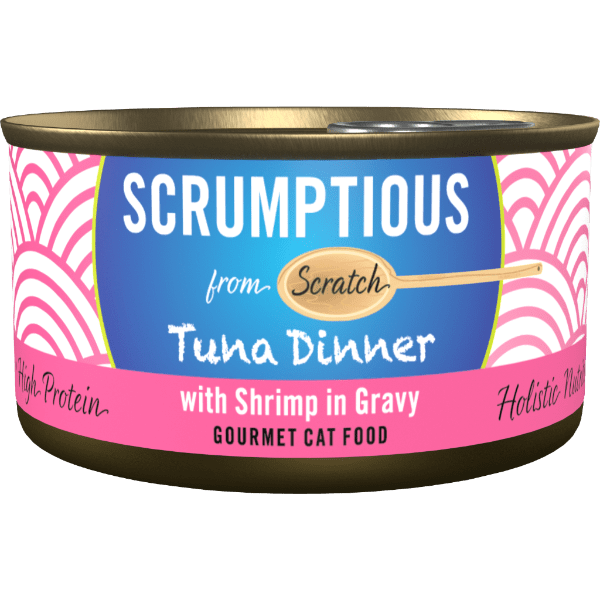 Scrumptious From Scratch Scrumptious Tuna Dinner With Shrimp For Cats 2.8oz