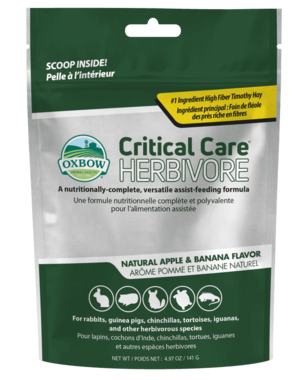 Oxbow Oxbow Critical Care Herbivore - Apple & Banana 141g