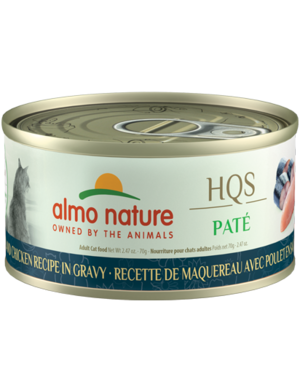 Almo Nature Almo Nature HSQ Natural Pate  Mackerel and Chicken Gravy 70 g