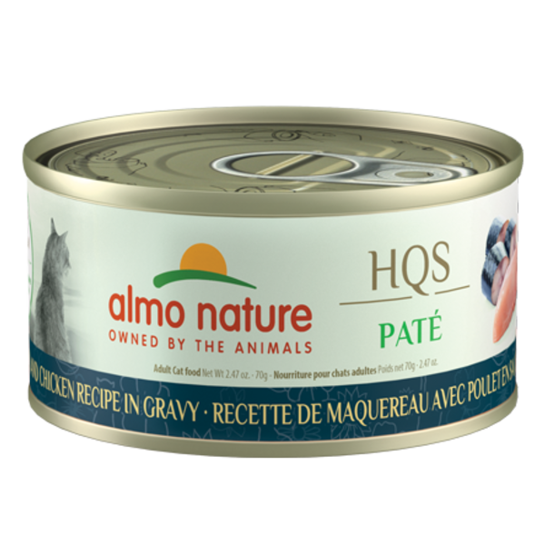 Almo Nature Almo Nature HSQ Natural Pate  Mackerel and Chicken Gravy 70 g