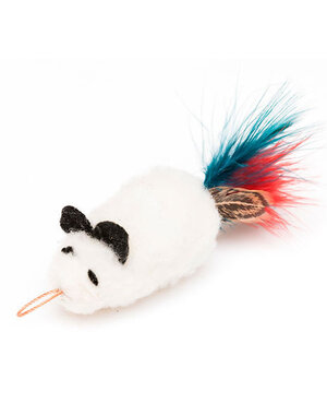 Go Cat Products Go Cat Lures Wooly Feather Mouse