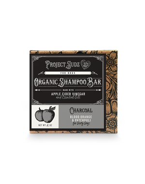  Project Suds Organic Shampoo Bar Charcoal, Blood Orange & Patchouli  113g