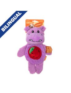 Growl Growl Snackers Purple Hippo