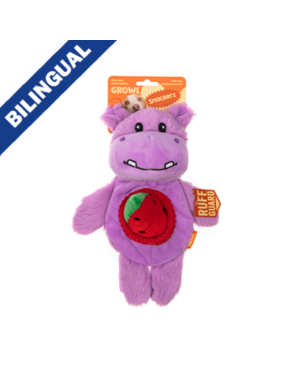Growl Growl Snackers Purple Hippo
