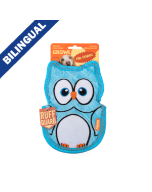 Growl Growl Flip Flops Blue Owl