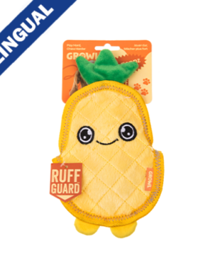 Growl Growl Filp Flops Yellow Pineapple
