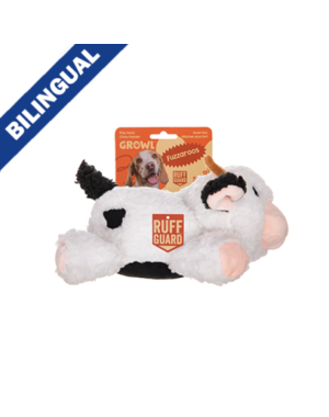 Growl Growl Fuzzaroos White Cow
