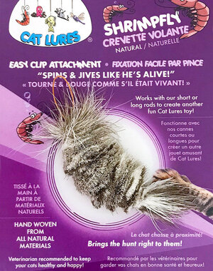 Go Cat Products Cat Lures Shrimpfly Natural