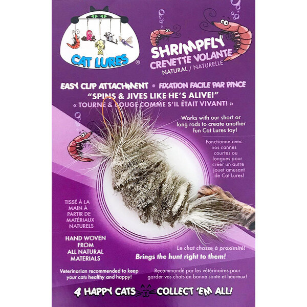 Go Cat Products Cat Lures Shrimpfly Natural