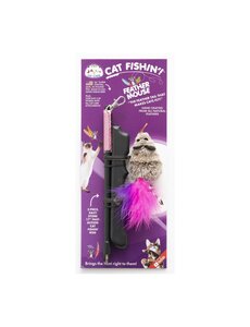 Go Cat Products Cat Lures Cat Fishin' Feather Mouse
