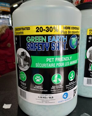 North Element Green Earth Pet Friendly Safety Salt Icinator Ice Melter Jugs 9Ibs