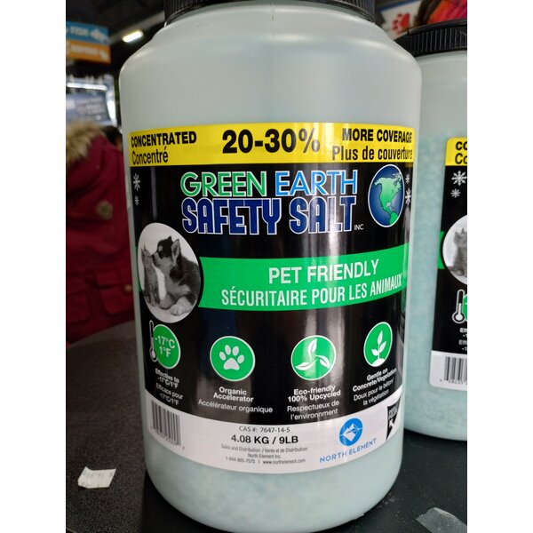 North Element Green Earth Pet Friendly Safety Salt Icinator Ice Melter Jugs 9Ibs