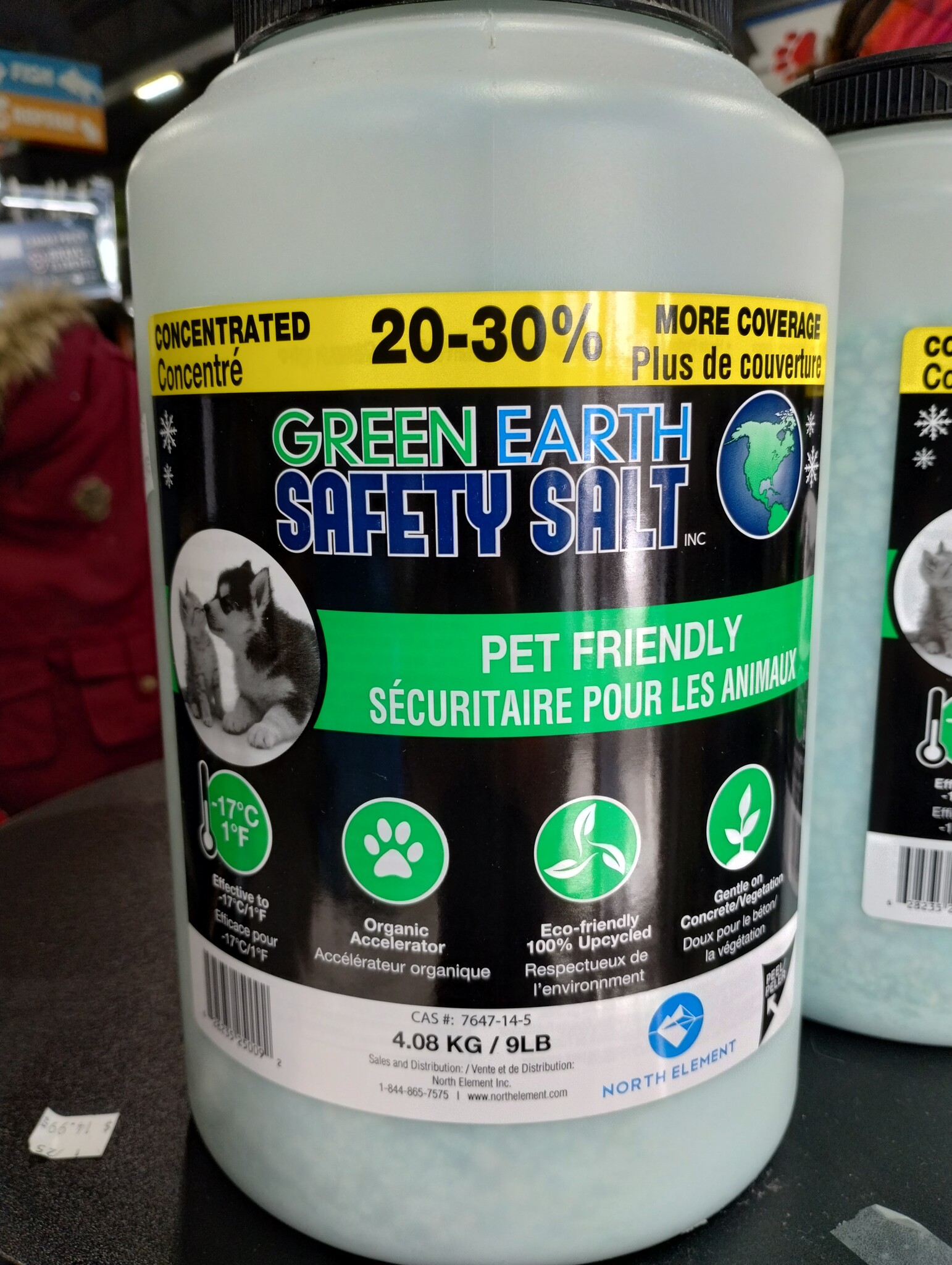 Green Earth Pet Friendly Safety Salt Icinator Ice Melter Jugs 9Ibs