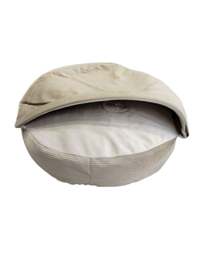 Burgham Cumfy Beds Cumfy Corduroy Cover Cushin Bed  -Beige
