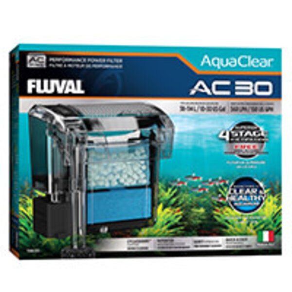 Fluval Fluval AquaClear AC30 Power Filter, 10-30 US Gal