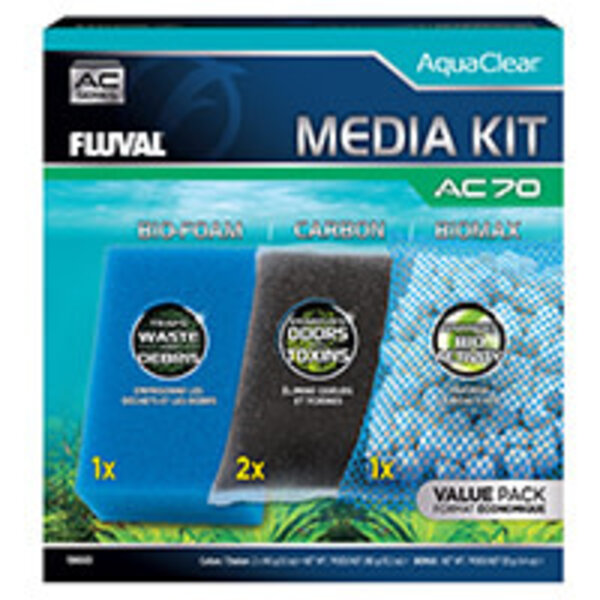 Fluval Fluval Media Maintenance Kit for AquaClear AC70 Power Filter
