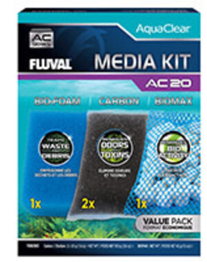Fluval Fuval / Aquaclear 20 Filter Media Maintenance Kit