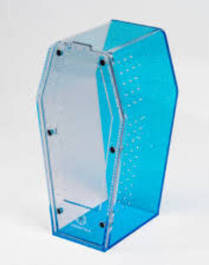 Tarantula Cribs Tarantula Cribs Coffin Crib Medium- Glitter Blue 10 x 5x 5"