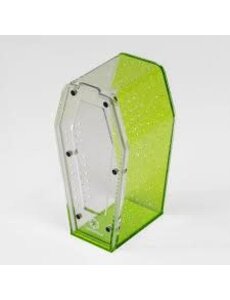 Tarantula Cribs Tarantula Cribs Coffin Crib Medium- Glitter Green 10 x 5x 5"