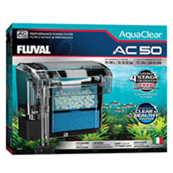 Fluval Fluval AquaClear AC50 Power Filter, 20-50 US Gal / 76-190 L