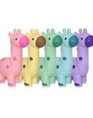 Multipet Products Multipet Mini Latex Giraffe-Assorted colours