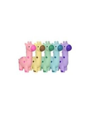 Multipet Products Multipet Mini Latex Giraffe-Assorted colours