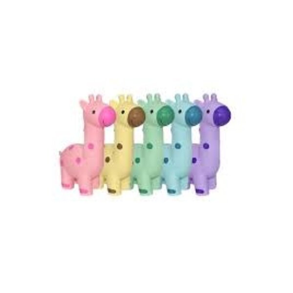 Multipet Products Multipet Mini Latex Giraffe-Assorted colours
