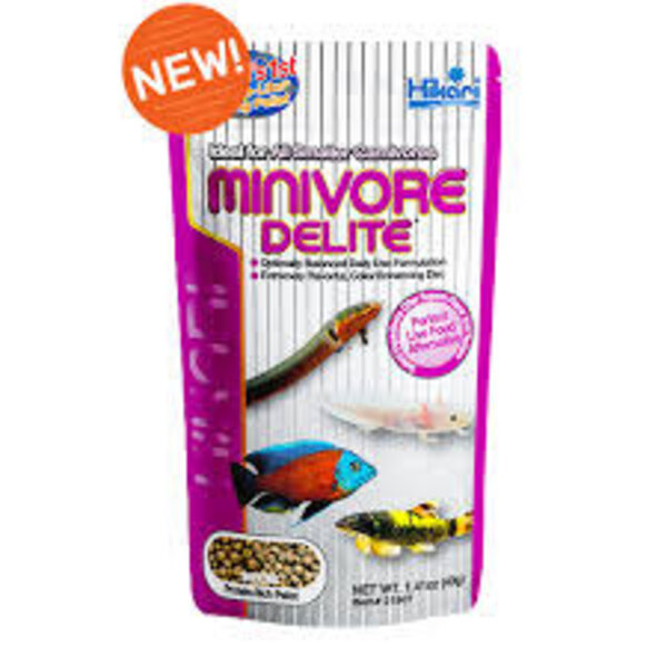 Hikari Hikari Minivore Delite Sinking Pellets 1.41 ounce (40g)