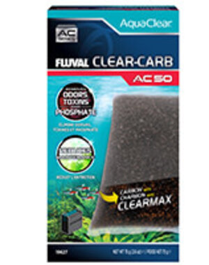 Fluval Fluval Clear-Carb for AquaClear AC50 Power Filter, 2.6 oz / 75 g